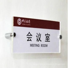 Настройка конференц-зала офисной знак или держатель акриловый пластик Количество знак